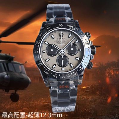 ROLEX Daytona 40*12.3MM 904L Steel 7750 Movement Grey Watch